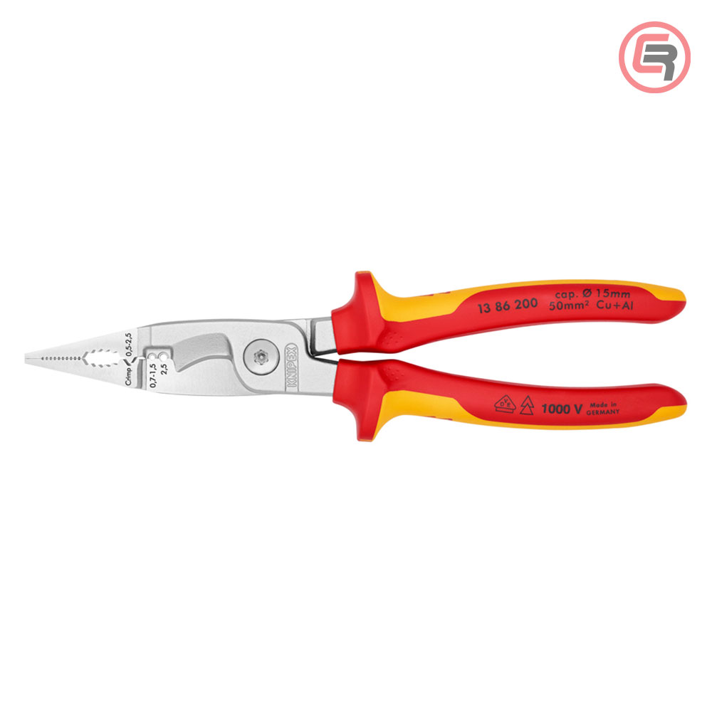 Knipex Kliješta Elektroinstalacijska Multifunkcionalna 200mm 1000V - 13 86 200 - Slika 3
