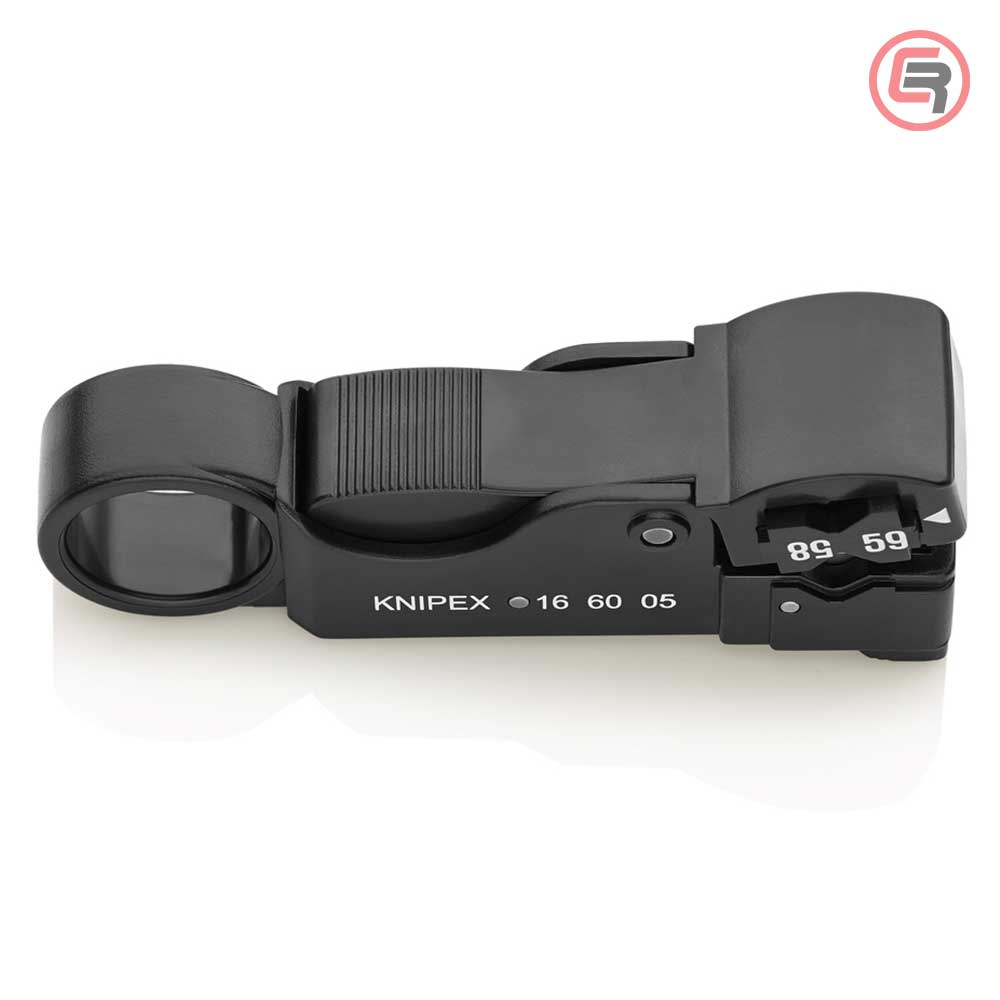 Knipex Skidač Izolacije Sa Koaksijalnog Kabla RG58, RG59, RG62 – 16 60 05 SB - Slika 3