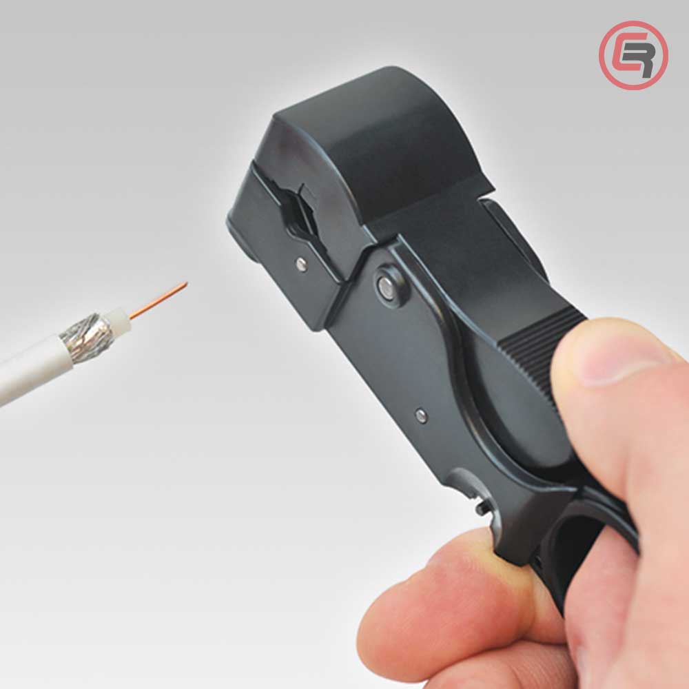 Knipex Skidač Izolacije Sa Koaksijalnog Kabla RG58, RG59, RG62 – 16 60 05 SB - Slika 7