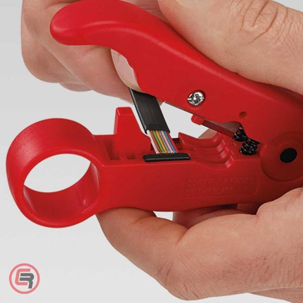 Knipex Skidač Izolacije Sa Koaksijalnog i Data Kabla RG59, RG6, RG7, RG11 - 16 60 06 SB - Slika 4