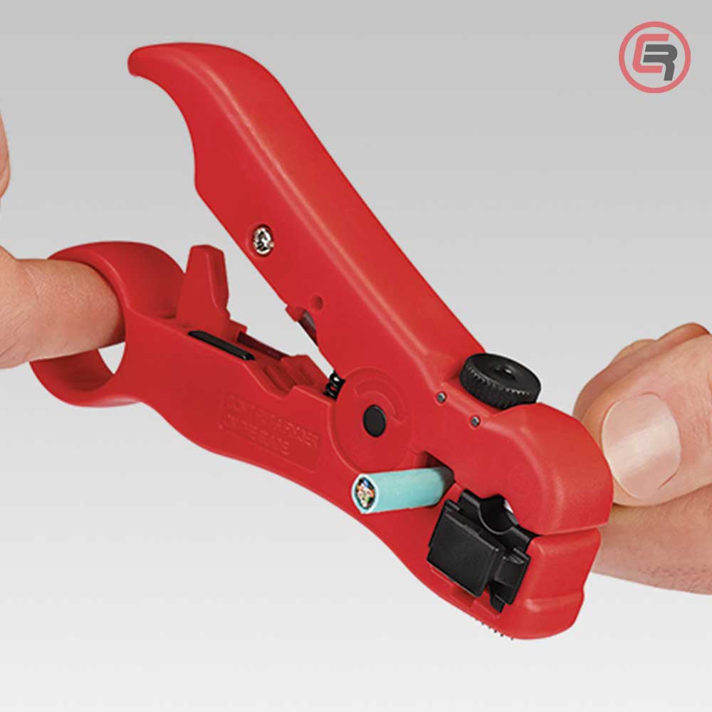 Knipex Skidač Izolacije Sa Koaksijalnog i Data Kabla RG59, RG6, RG7, RG11 - 16 60 06 SB - Slika 5