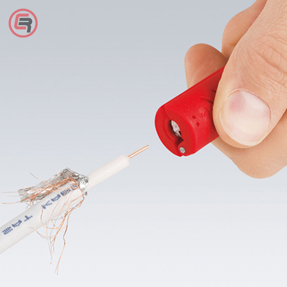 Knipex Skidač Izolacije Sa Koaksijalnog Kabla Univerzalni 100 mm - 16 60 100 SB - Slika 5