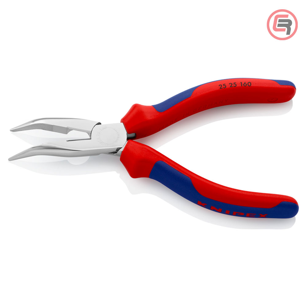 Knipex Kliješta Poluokrugla Špicasta Kriva 160mm – 25 25 160 - Slika 2