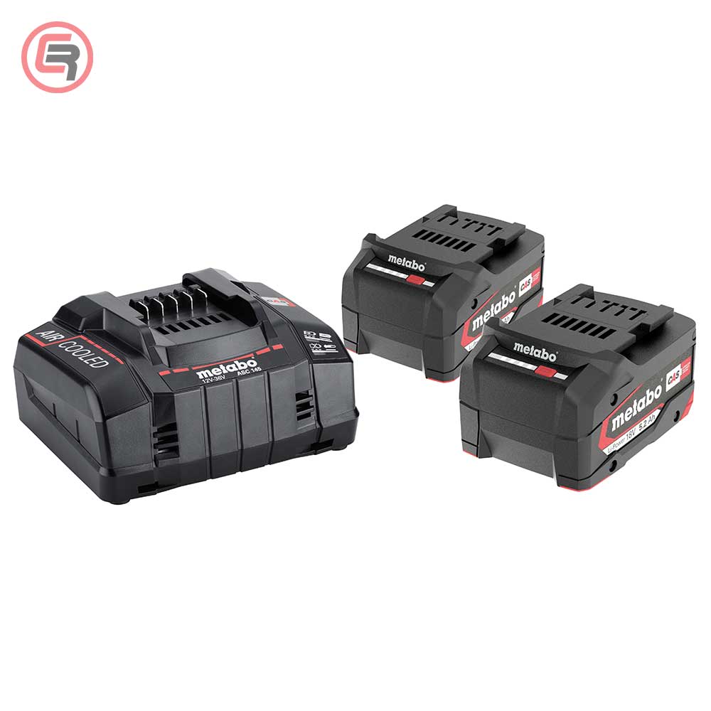 Metabo Set Baterija 18 V / 2 × 5,2 Ah Li-Ion + Punjač ASC 145 – 685051000