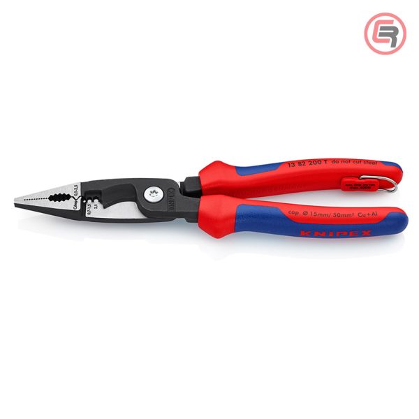 Knipex Kliješta Elektroinstalacijska Multifunkcionalna 200mm Sa Priveznicom – 13 82 200 T