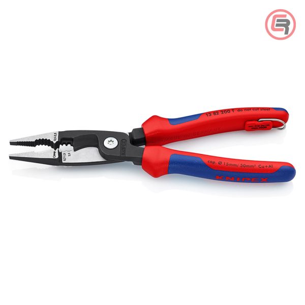 Knipex Kliješta Elektroinstalacijska Multifunkcionalna 200mm Sa Priveznicom – 13 82 200 T - Slika 2