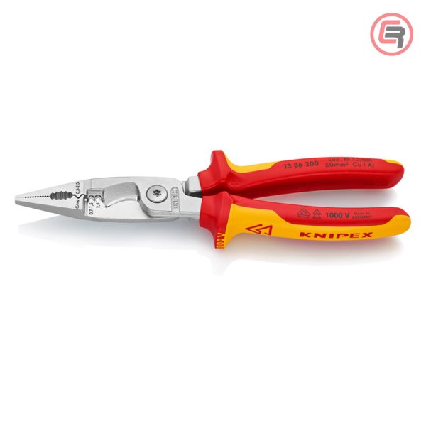 Knipex Kliješta Elektroinstalacijska Multifunkcionalna 200mm 1000V - 13 86 200