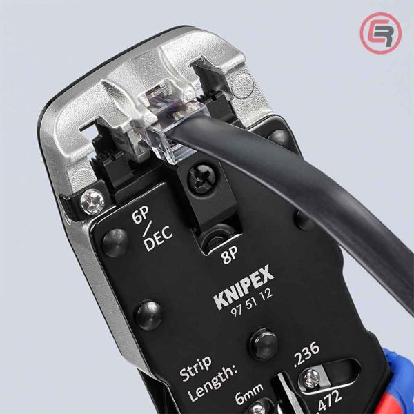 Knipex Kliješta Za 4, 6 i 8 Polne Konektore 200mm - 97 51 12 - Slika 4