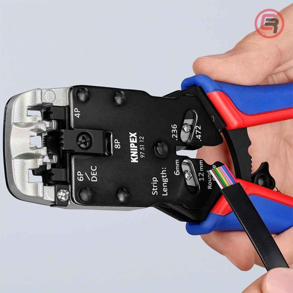 Knipex Kliješta Za 4, 6 i 8 Polne Konektore 200mm - 97 51 12 - Slika 3