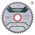 Metabo List Kružne Pile 216 x 2,4 / 1,8 x 30 / Z = 40 Precision Cut Wood Classic - 628060000
