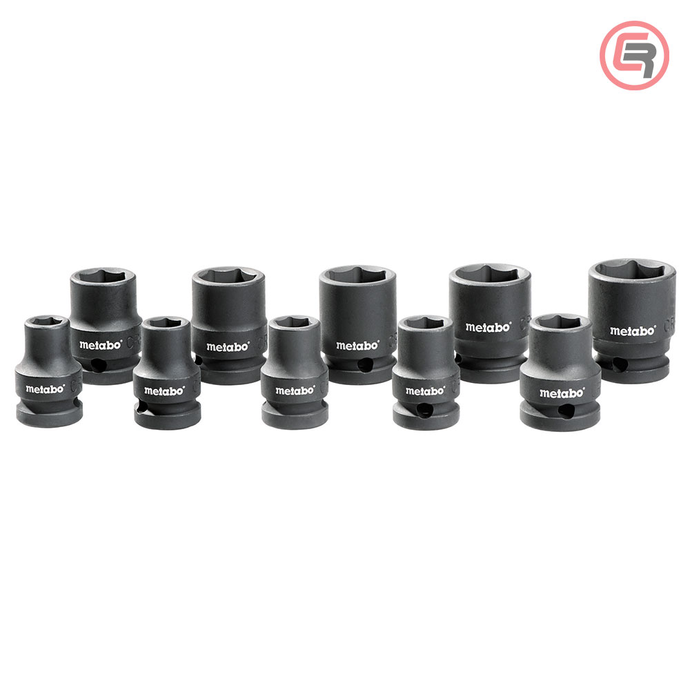 Metabo Set Nasadnih Udarnih Ključeva 1/2", 10 - 24 mm / 10 dijelni - 628831000