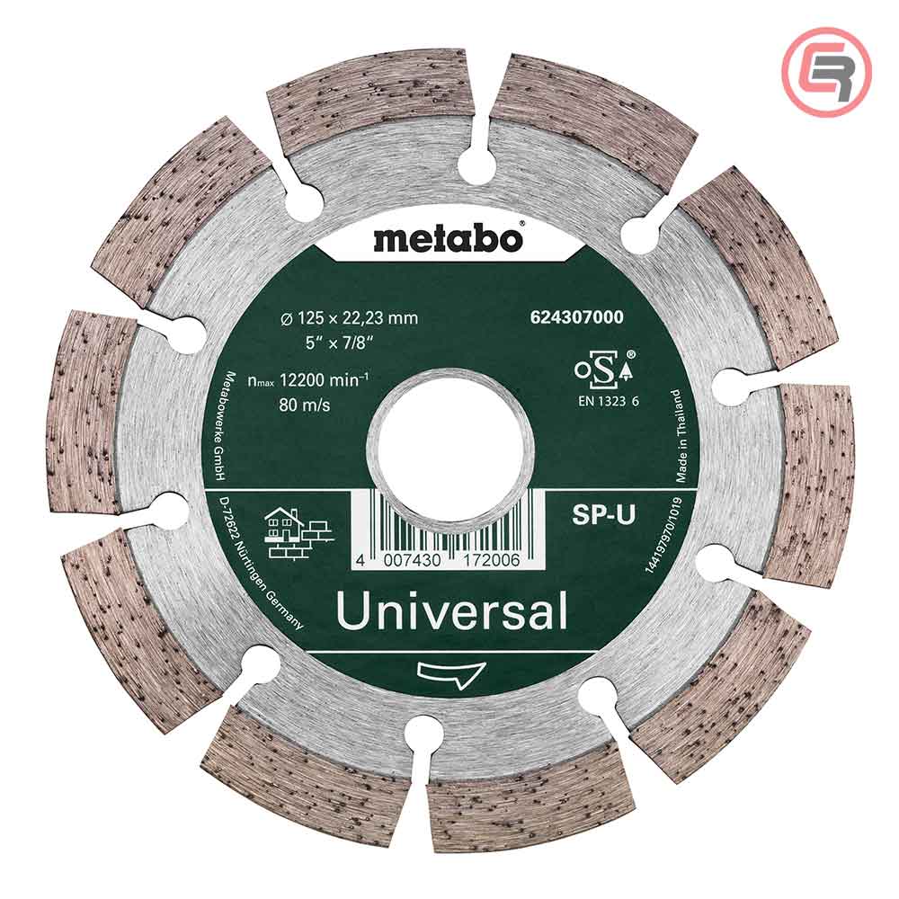 Metabo Dijamantna Rezna Ploča Universal 125 x 22,23 mm SP/U - 624307000