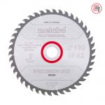 Metabo List Kružne Pile 160x2,2/1,4x20 / Z=42 Precision Cut Wood Professional – 628072000
