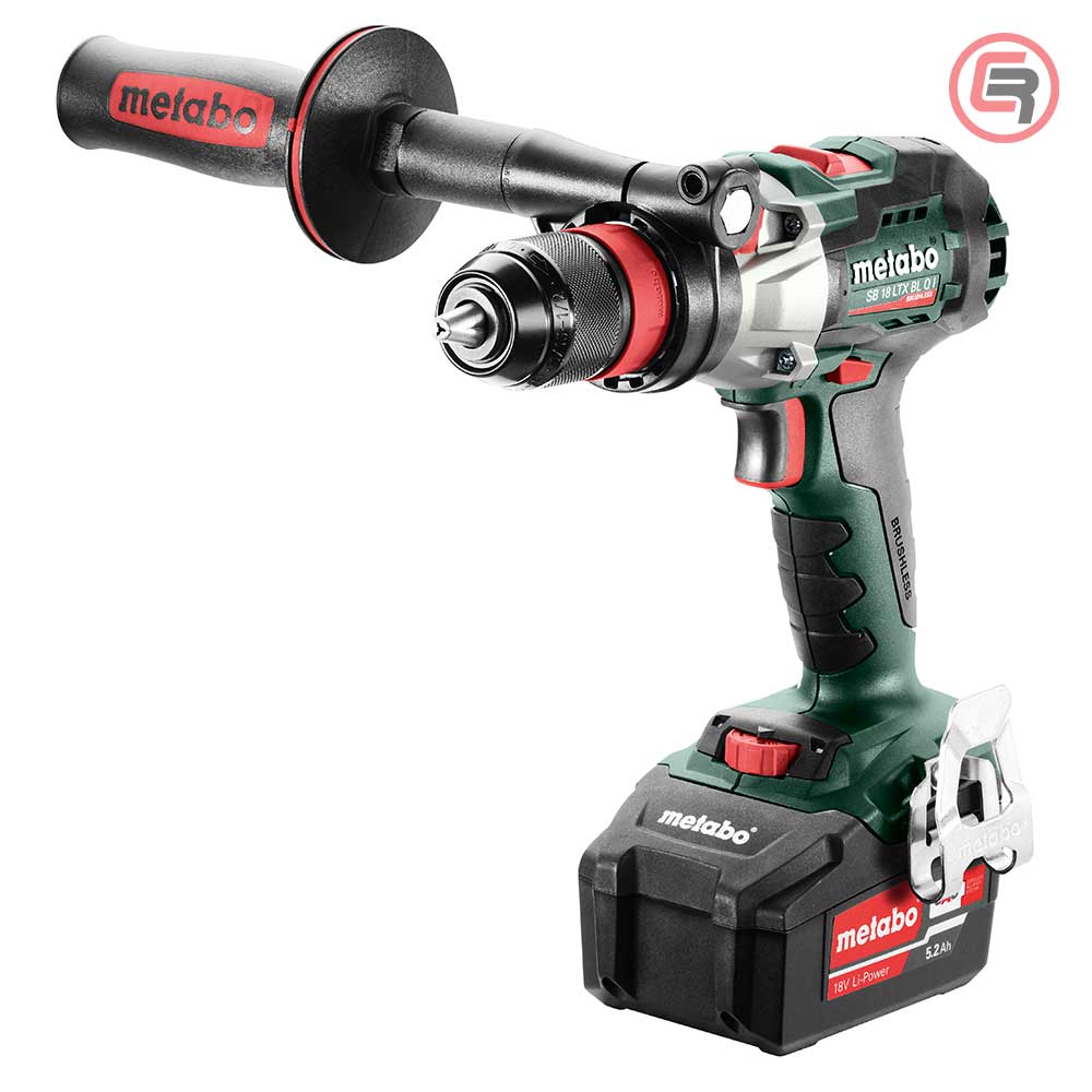Metabo Bušilica - Odvijač Aku Udarna SB 18 LTX BL Q I 18 V / 2xAKU (5,2 Ah) ASC 55 + metaBOX 145 L – 602361650