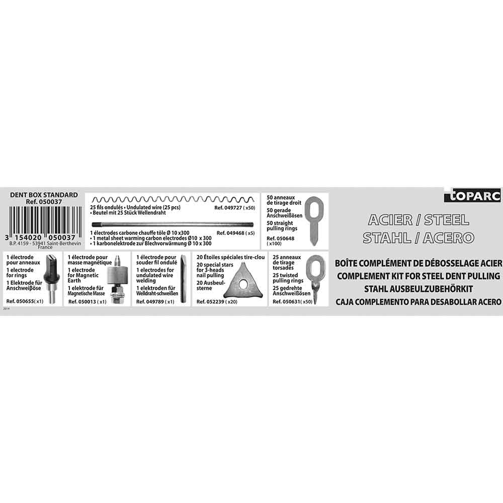 Gys Set Potrošnog Pribora Za Spotter Dent Box Standard / 78 kom - 050037 - Slika 2