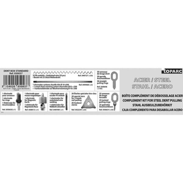 Gys Set Potrošnog Pribora Za Spotter Dent Box Standard / 78 kom - 050037 - Slika 2