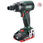 Metabo Odvijač Udarni Aku SSW 18 LTX 400 BL – 1/2″ 2xAKU (4,0 Ah LiHD) ASC55 - 602205800