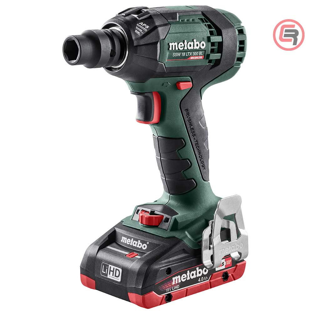 Metabo Odvijač Udarni Aku SSW 18 LTX 300 BL 1/2″ / 18 V 2xAKU (4,0Ah LiHD) ASC 55 + metaBOX 145 – 602395800