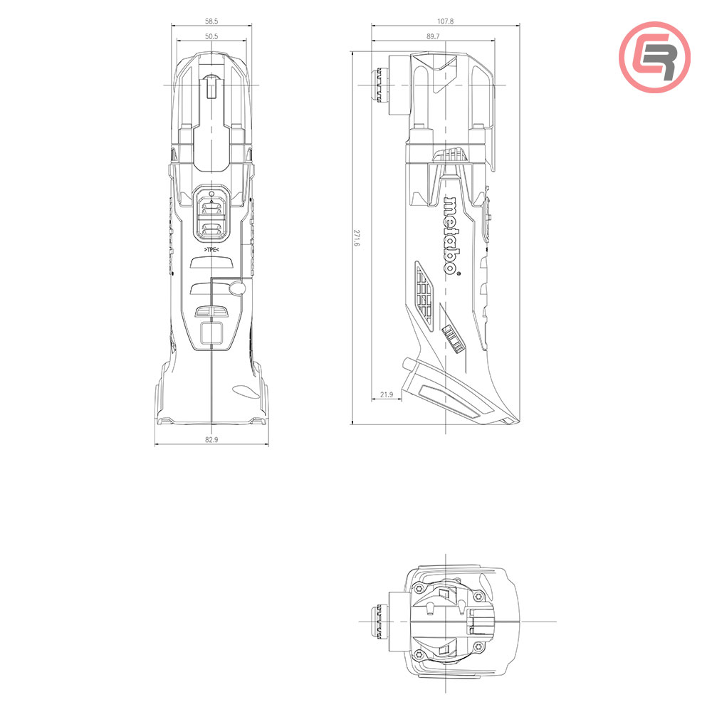 Metabo Multifunkcionalni Alat Aku MT 18 LTX 18 V (bez baterije i punjača) – 613021890 - Slika 4