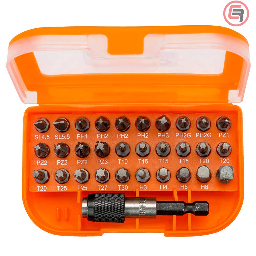Bahco Set Bitova Ravni, Philips, Pozidriv, Hexagon, Torx 31 dijelni - 59/S31B - Slika 2