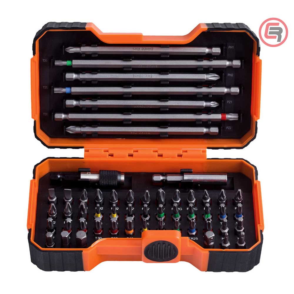 Bahco Set Bitova Ravni, Philips, Pozidriv, Hexagon, Torx 54 dijelni - 59/S54BC - Slika 2