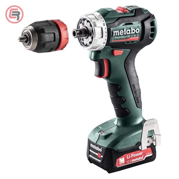 Metabo Bušilica-Odvijač Aku PowerMaxx BS 12 BL Q / 2xAKU (2,0 Ah) SC 30 – 60103950 - Slika 2