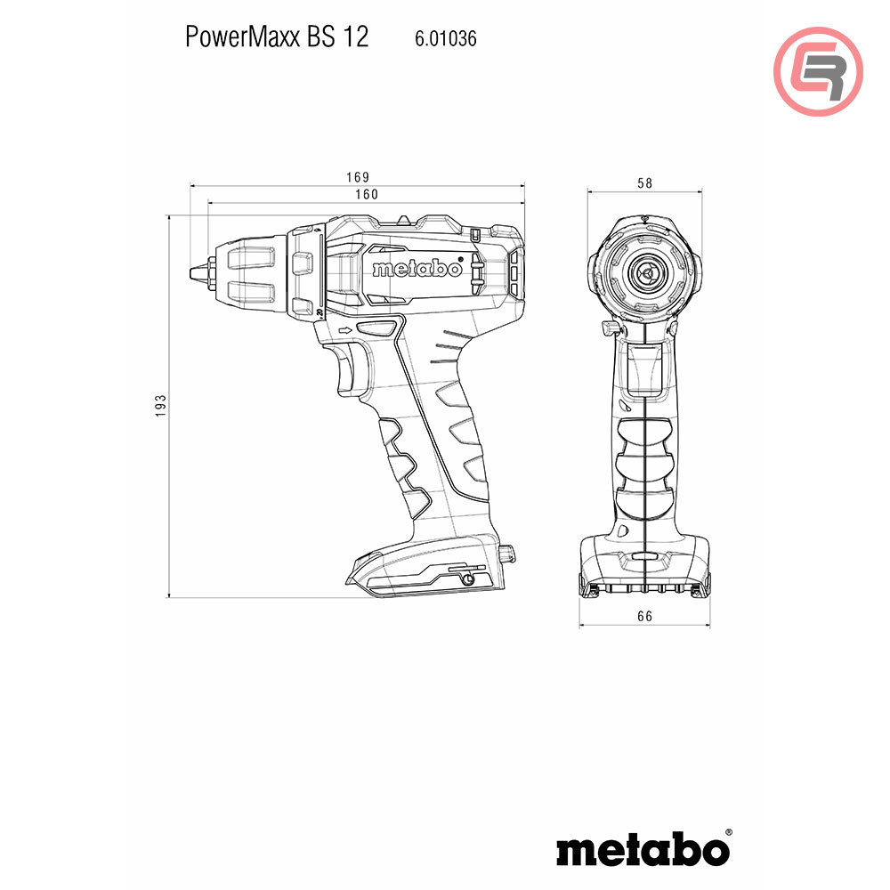 Metabo Bušilica - Odvijač Aku PowerMaxx BS 12 Set / 2xAKU (2,0 Ah) SC 36 Mobile WorkShop – 601036870 - Slika 5