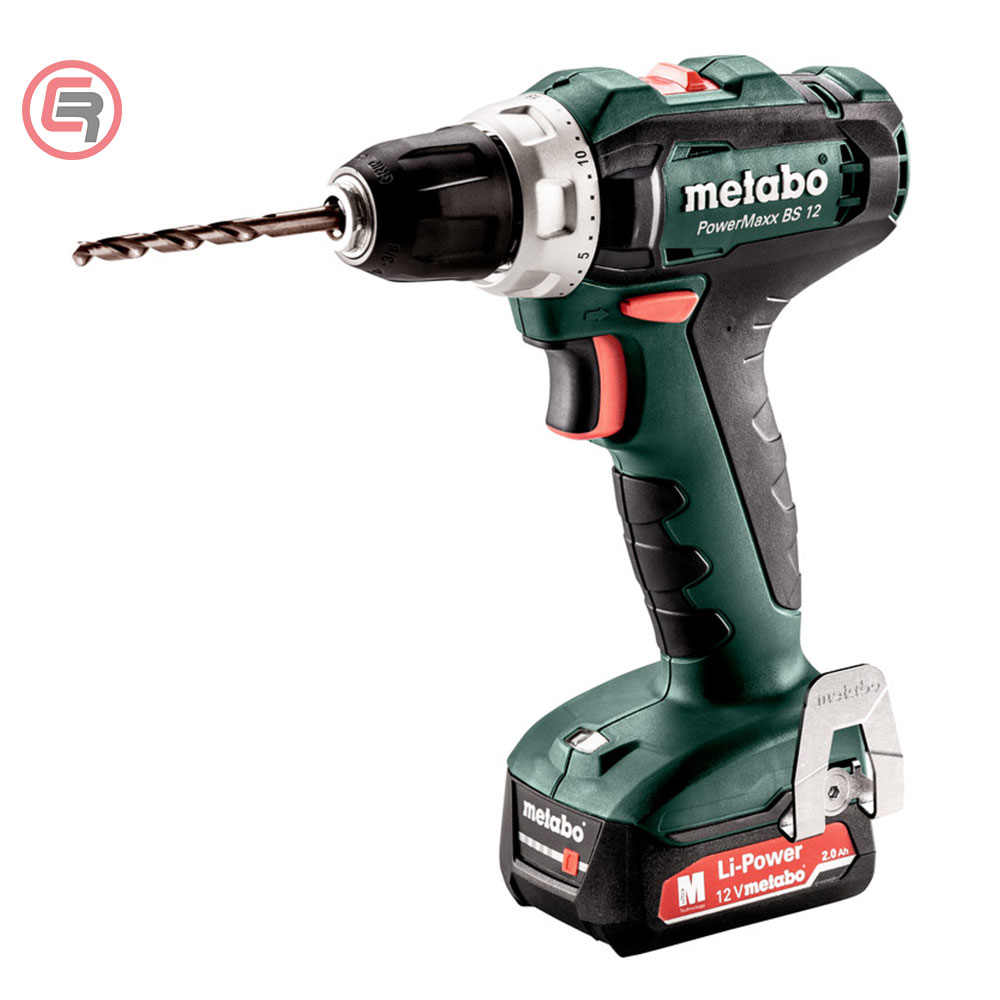 Metabo Bušilica-Odvijač Aku PowerMaxx BS 12 / 2xAKU (2,0 Ah) SC 36 + metaBOX – 601036500