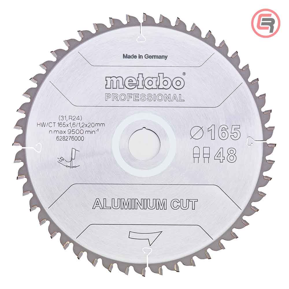 Metabo List Kružne Pile Za Aluminium 165 x 1,6 / 1,2 x 20 / Z = 48 Aluminium Cut Professional – 628276000