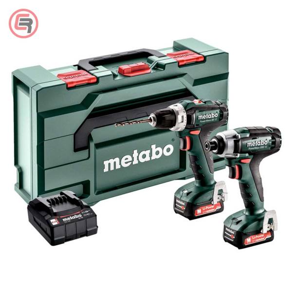 Metabo Combo Set 2.7.2 12 V PowerMaxx SB 12 + PowerMaxx SSD 12 / 2xAKU (2,0 Ah) – 685167000