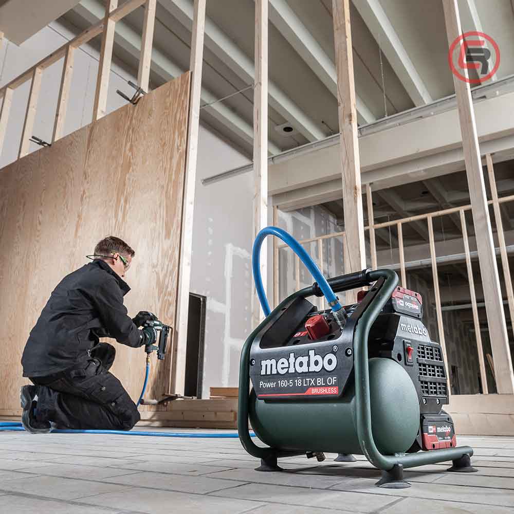 Metabo Kompresor Aku POWER 160-5 18 LTX BL OF / 5 litara / 18 V Bezuljni (bez baterije i punjača) – 601521850 - Slika 5