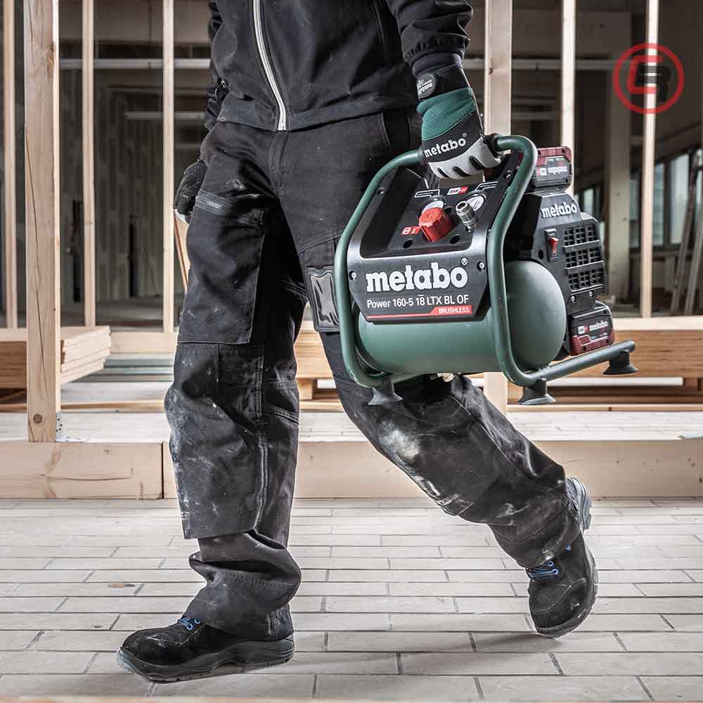Metabo Kompresor Aku POWER 160-5 18 LTX BL OF / 5 litara 18 V Bezuljni (bez baterije i punjača) – 601521850 - Slika 4