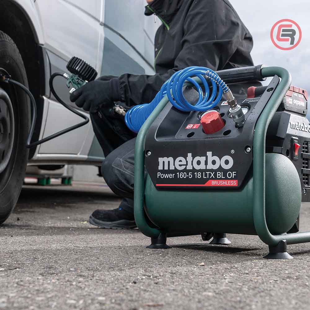 Metabo Kompresor Aku POWER 160-5 18 LTX BL OF / 5 litara 18 V Bezuljni (bez baterije i punjača) – 601521850 - Slika 3