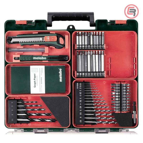 Metabo Bušilica-Odvijač Aku PowerMaxx BS 12 Set / 2xAKU (2,0 Ah) SC 30 + Pribor – 601036870 - Slika 3