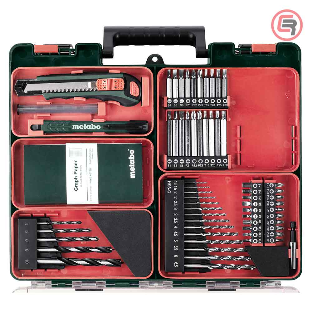 Metabo Bušilica - Odvijač Aku PowerMaxx BS 12 Set / 2xAKU (2,0 Ah) SC 36 Mobile WorkShop – 601036870 - Slika 3