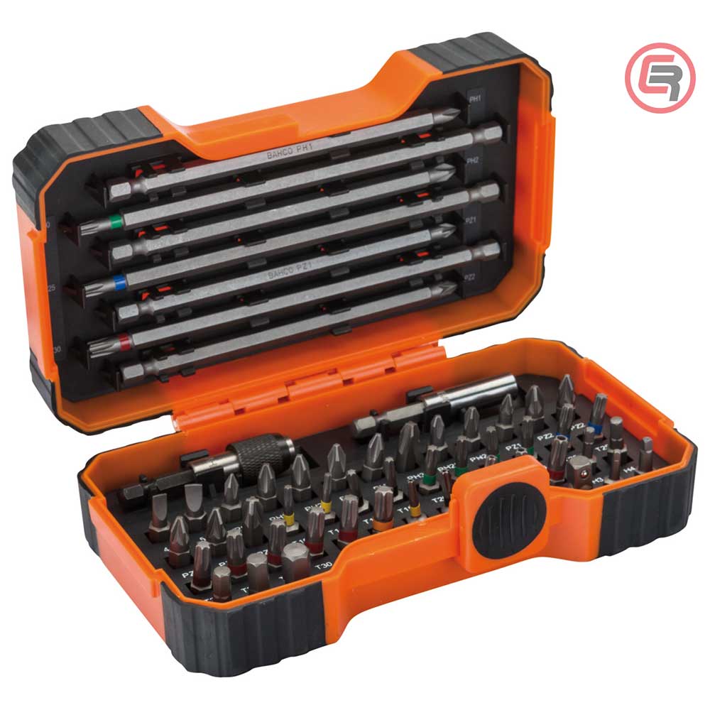 Bahco Set Bitova Ravni, Philips, Pozidriv, Hexagon, Torx 54 dijelni - 59/S54BC