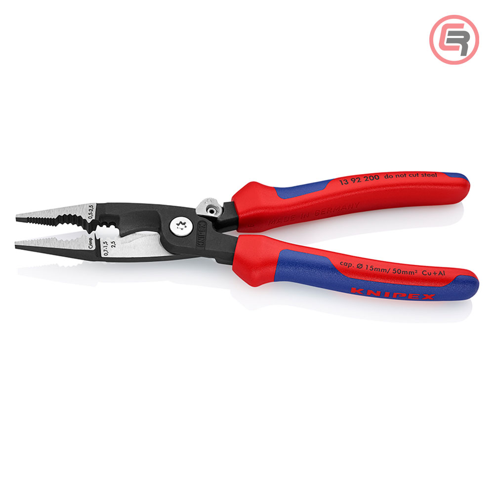 Knipex Kliješta Elektroinstalacijska Multifunkcionalna 200 mm Sa Kočnicom – 13 92 200 - Slika 2