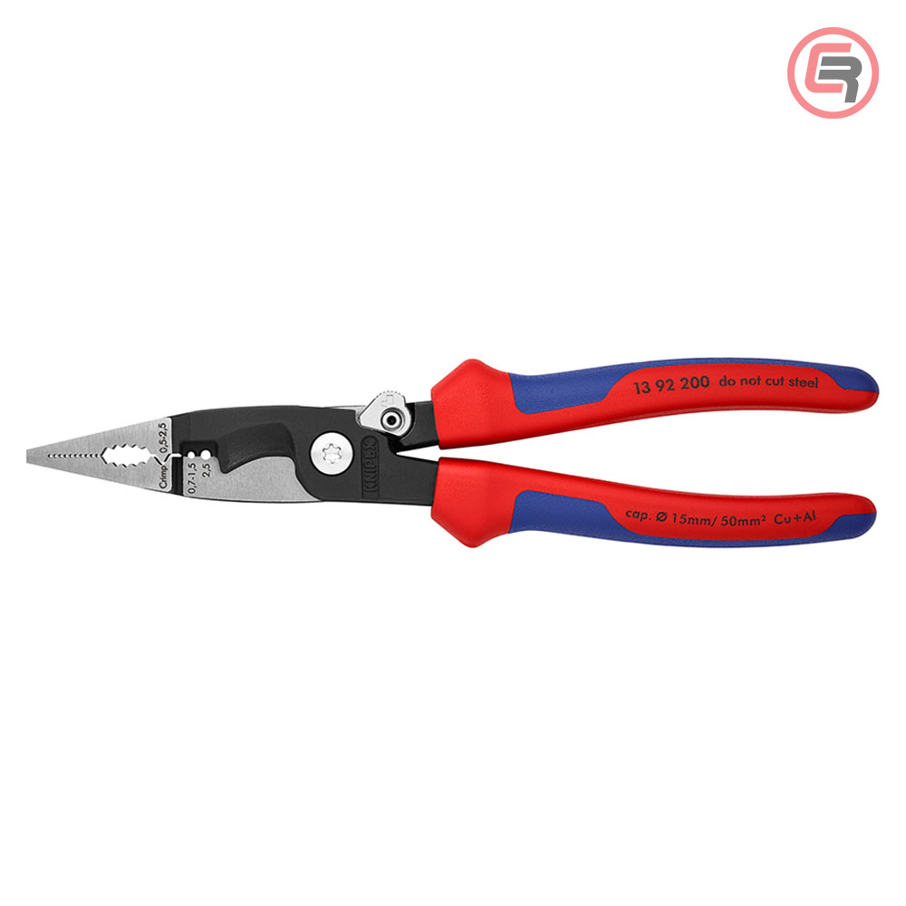 Knipex Kliješta Elektroinstalacijska Multifunkcionalna 200 mm Sa Kočnicom – 13 92 200 - Slika 3
