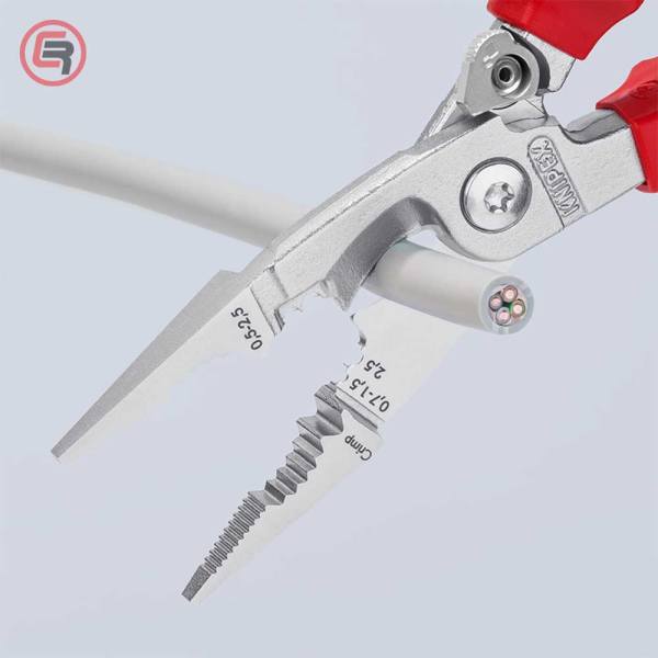 Knipex Kliješta Elektroinstalacijska Multifunkcionalna 200mm Sa Kočnicom i Poveznicom 1000V  – 13 96 200 T - Slika 5