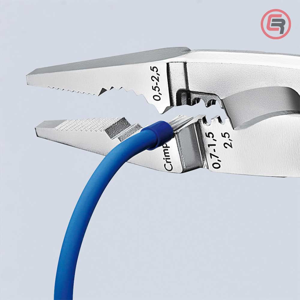 Knipex Kliješta Elektroinstalacijska Multifunkcionalna 200mm Sa Kočnicom i Poveznicom 1000V  – 13 96 200 T - Slika 6