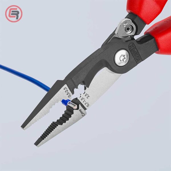 Knipex Kliješta Elektroinstalacijska Multifunkcionalna 200 mm Sa Kočnicom – 13 92 200 - Slika 4