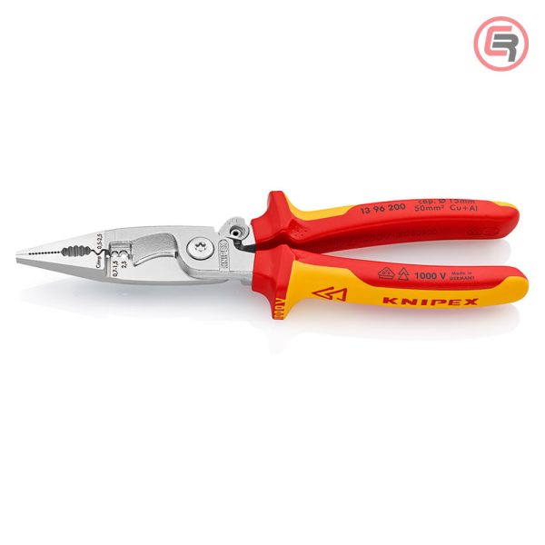 Knipex Kliješta Elektroinstalacijska Multifunkcionalna 200mm Sa Kočnicom 1000V – 13 96 200