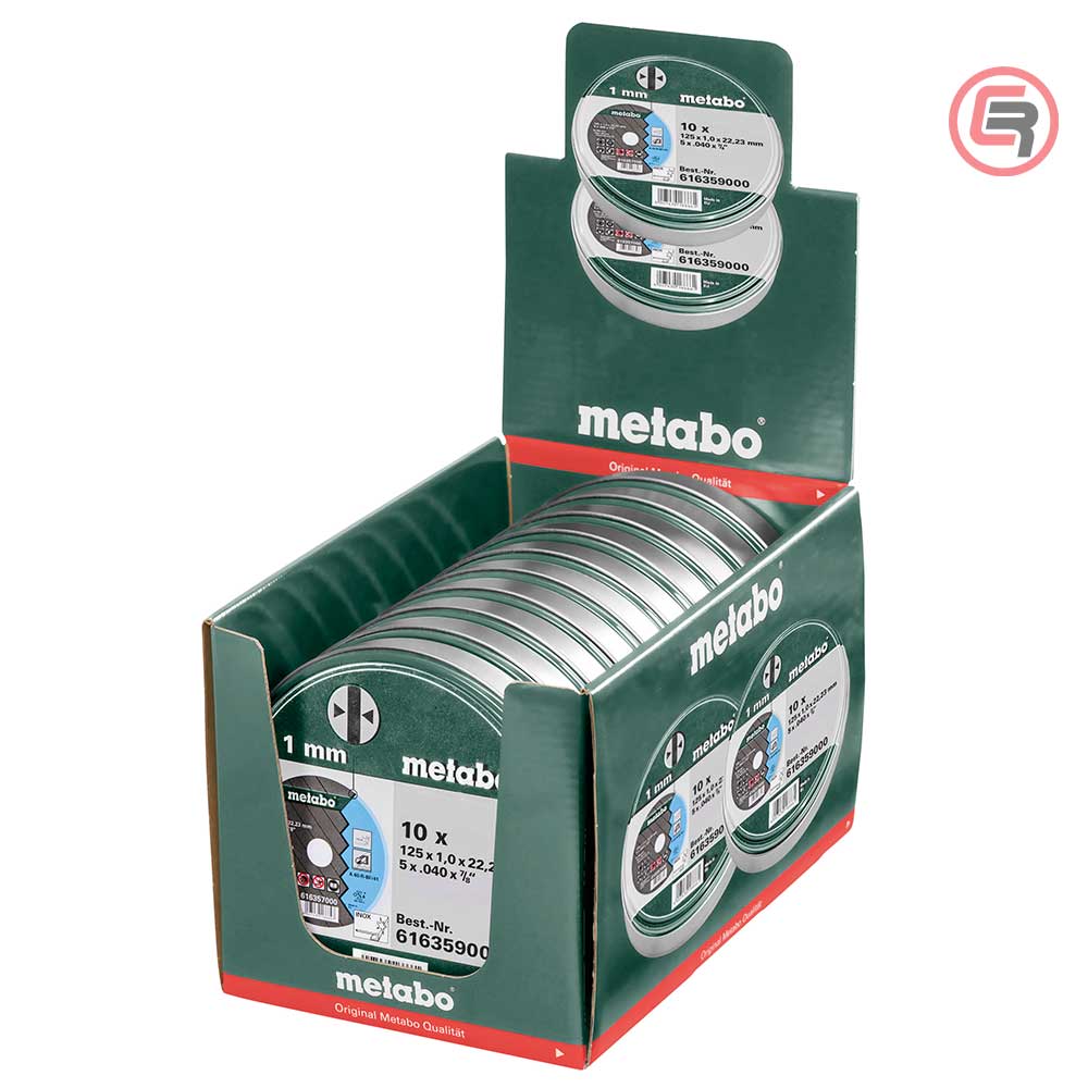 Metabo Rezna Ploča 125 x 1 x 22,23 mm Inox "SP" U Kutiji / 10 kom – 616359000 - Slika 2