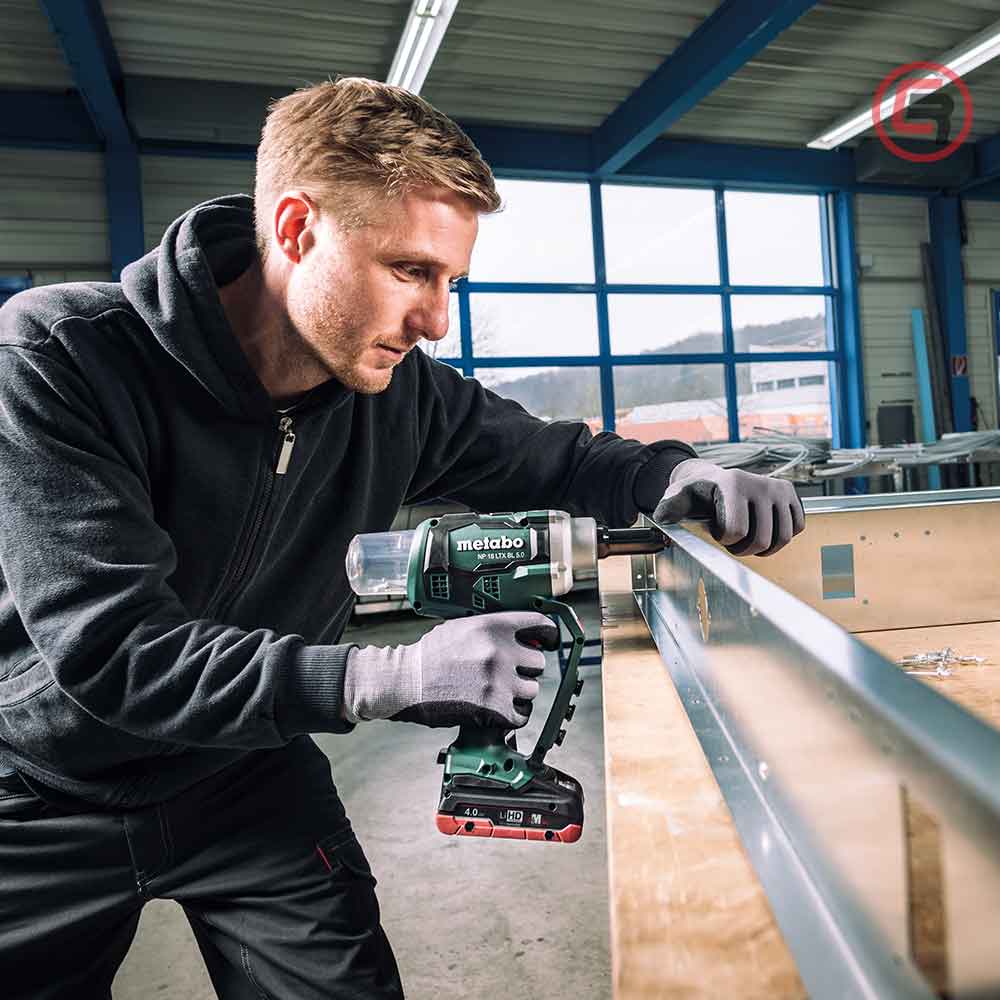 Metabo Kliješta Aku Za Blok Zakovice NP 18 LTX BL 5.0 / 2xAKU (4,0 Ah LiHD) ASC 55+ metaBOX 145 L - 619002800 - Slika 4