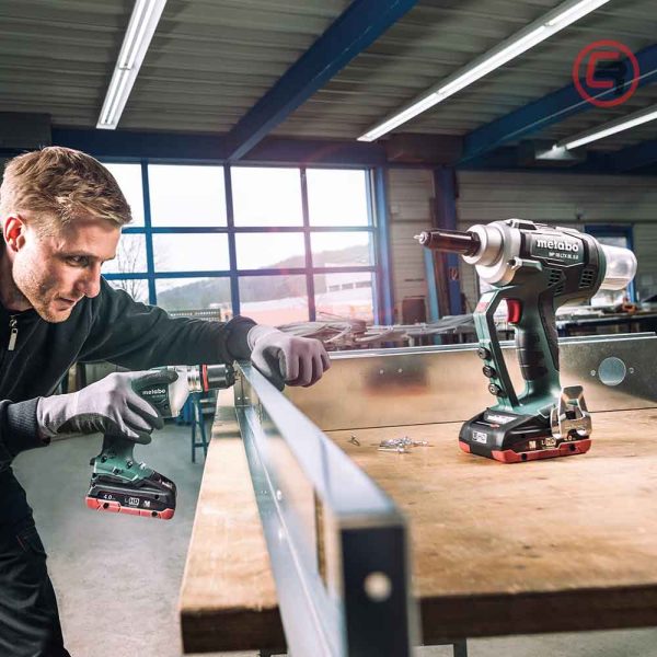 Metabo Kliješta Aku Za Blok Zakovice NP 18 LTX BL 5.0 / 2xAKU (4,0 Ah LiHD) ASC 55 - 619002800 - Slika 2