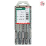 Metabo Garnitura Svrdala SDS - plus Pro 4 (2 oštrice) 5 - 10mm / 5 dijelna – 630581000