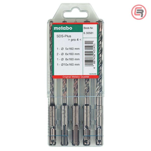 Metabo Garnitura Svrdala SDS-plus Pro 4 (2 oštrice) 5-10mm / 5 dijelna – 630581000