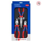 Knipex Set Kliješta Kombinovana + Sječice + Špicasta Ravna / 3 dijelni – 00 20 11