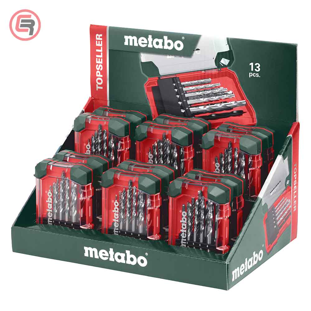 Metabo Garnitura Svrdala Za Drvo-Metal-Beton 4 - 8mm SP / 13 dijelna U PVC Kutiji - 626728000 - Slika 3