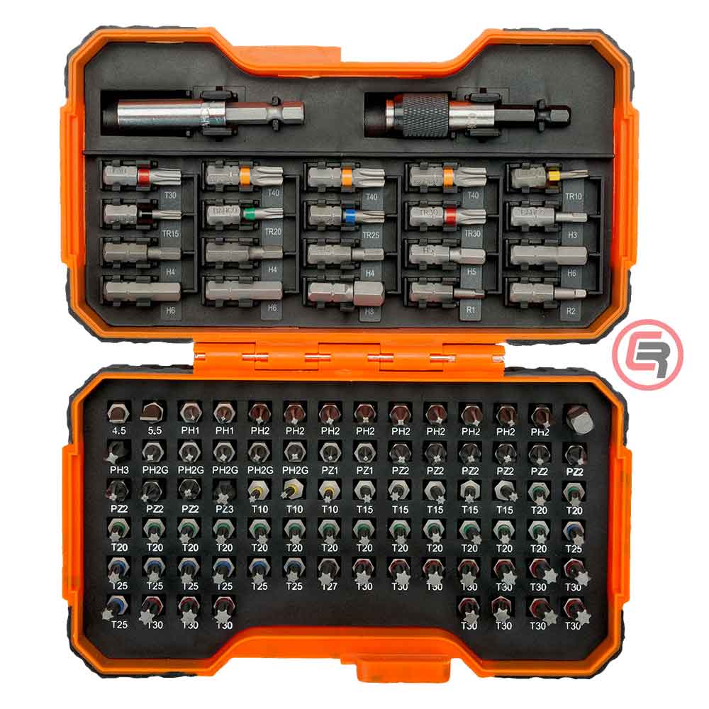 Bahco Set Bitova Ravni, Philips, Pozidriv, Hexagon, Torx 100 dijelni - 59/S100BC - Slika 2